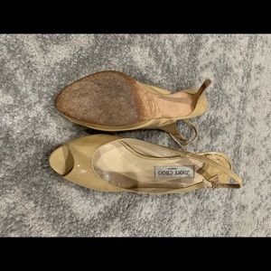 Jimmy Choo Shoes - Jimmy Choo Nude heel Jimmy Choo Shoes - Jimmy Choo Nude heel
